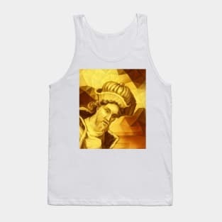 Dionysius of Halicarnassus Golden Portrait | Dionysius of Halicarnassus Artwork 9 Tank Top